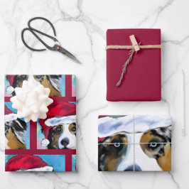 Australian Shepherd Geschenkpapier Set