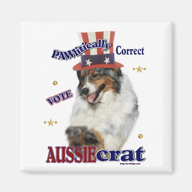 Australian Shepherd Gifts Magnet (Vorne)