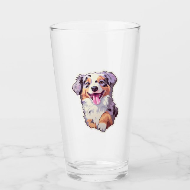 Australian Shepherd Glas (Vorderseite)