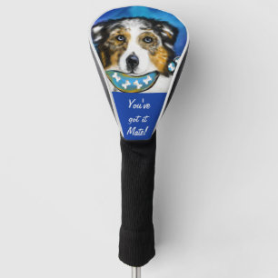 AUSTRALIAN SHEPHERD GOLF HEADCOVER