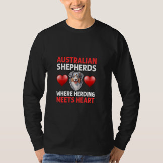 Australian Shepherd Herding Dog Owner Aussie Sheph T-Shirt