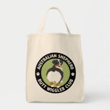 Australian Shepherd Hintern Wiggler Club (Tricolor