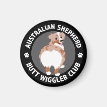 Australian Shepherd Hintern Wigglers Club - Red Me