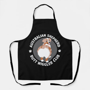 Australian Shepherd Hintern Wigglers Club - Red Me Schürze
