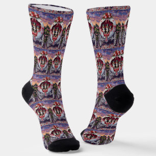 Australian Shepherd Hund Valentinstag  Socken