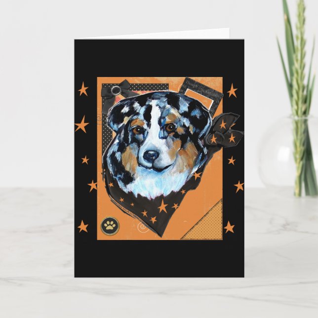 AUSTRALIAN SHEPHERD KARTE (Vorderseite)