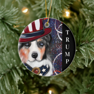 AUSTRALIAN SHEPHERD KERAMIK ORNAMENT