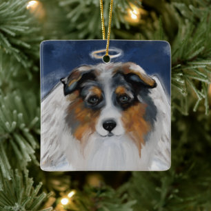 Australian Shepherd Keramikornament