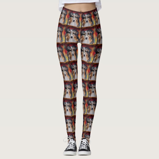 AUSTRALIAN SHEPHERD LEGGINGS (Vorderseite)