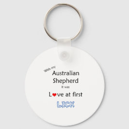 Australian Shepherd Lick Design Schlüsselanhänger