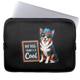 Australian Shepherd Mein Hund denkt, ich bin cool Laptopschutzhülle