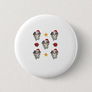 Australian Shepherd Merry Christmas Winter Hogs Ch Button