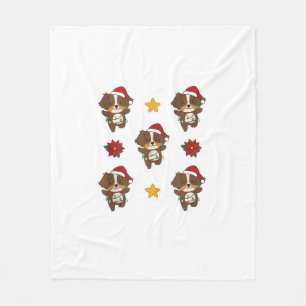 Australian Shepherd Merry Christmas Winter Hogs Ch Fleecedecke