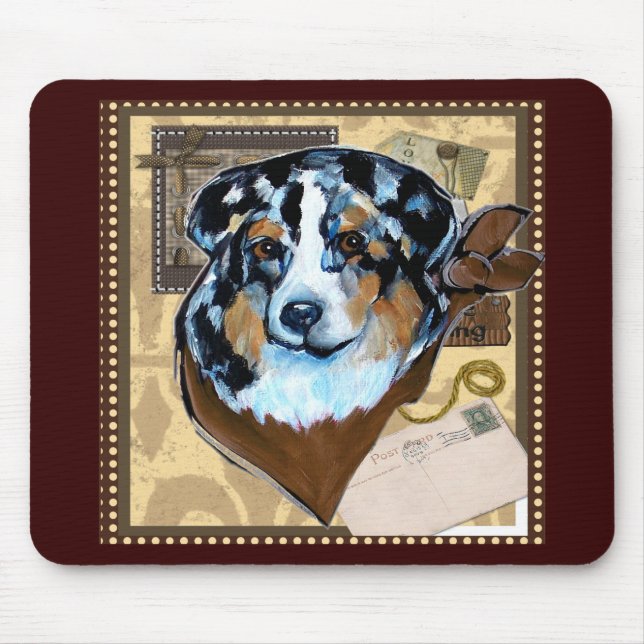 AUSTRALIAN SHEPHERD MOUSEPAD (Vorne)