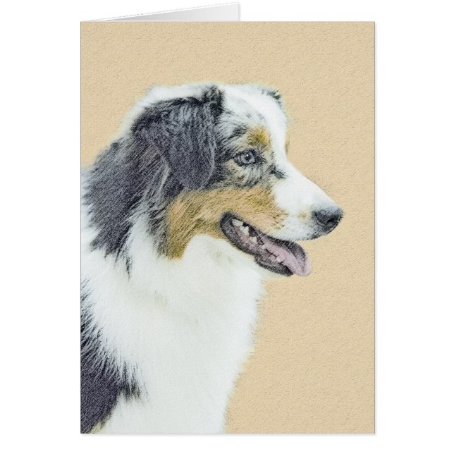 Australian Shepherd Painting - Original Dog Art (Vorne)