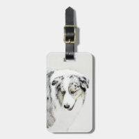 Australian Shepherd Painting - Original Dog Art