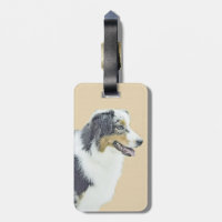 Australian Shepherd Painting - Original Dog Art