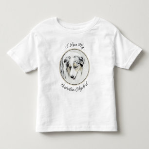Australian Shepherd Painting - Original Dog Art Kleinkind T-shirt