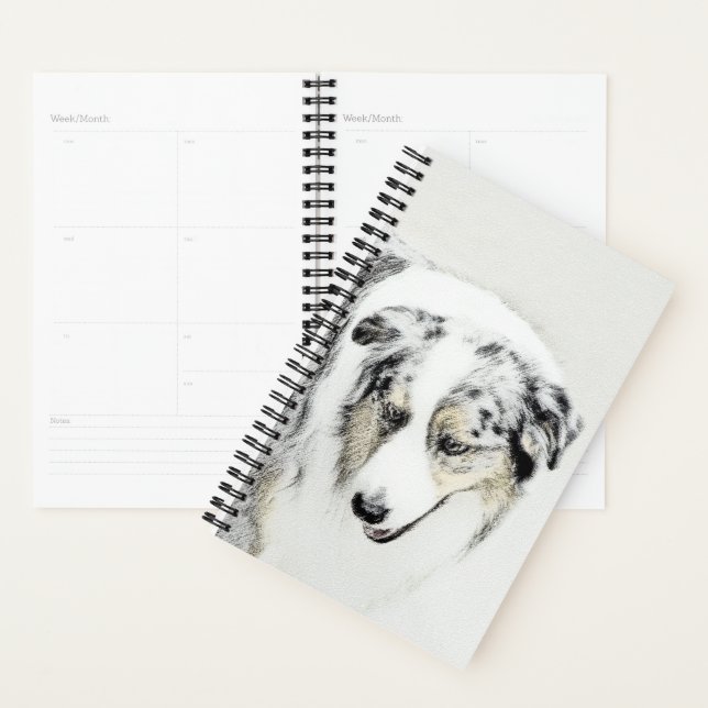 Australian Shepherd Painting - Original Dog Art Planer (Anzeige)