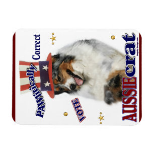 Australian Shepherd Political Humor Magnet