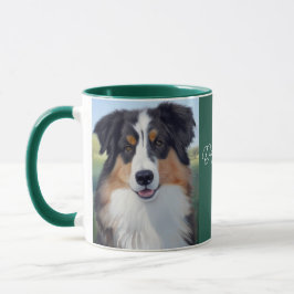 Australian Shepherd Portrait - Tasse