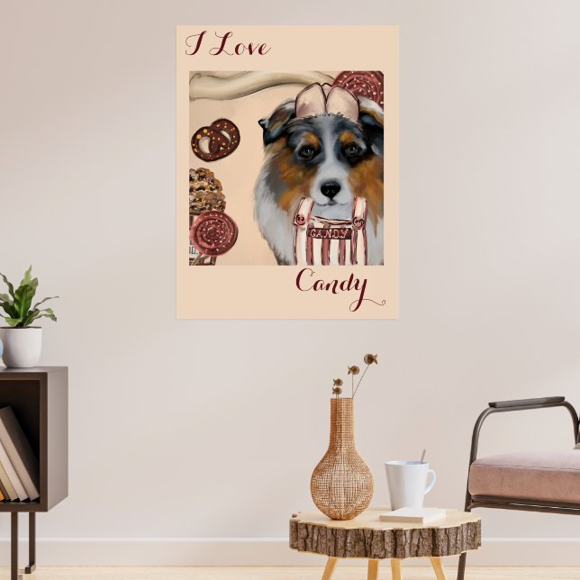 AUSTRALIAN SHEPHERD POSTER (Wohnzimmer 3)