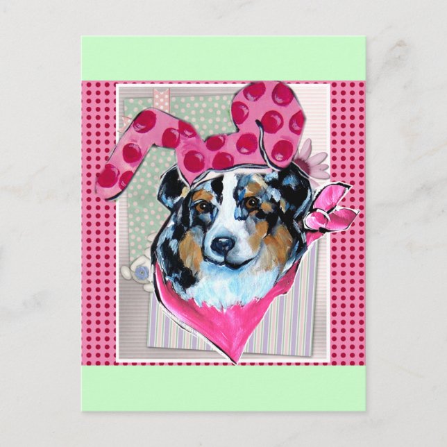 AUSTRALIAN SHEPHERD POSTKARTE (Vorderseite)