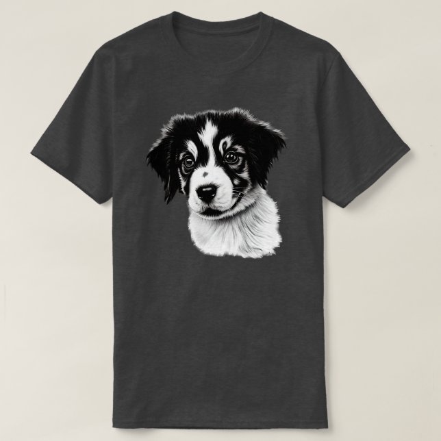 Australian Shepherd Puppy T-Shirt (Design vorne)