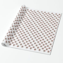 Australian Shepherd Santa Paws Geschenkpapier