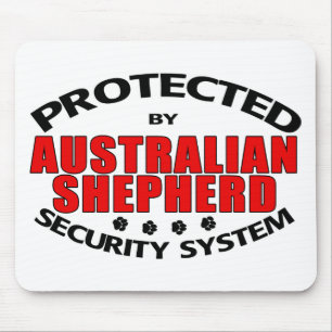 Australian Shepherd Security Mousepad