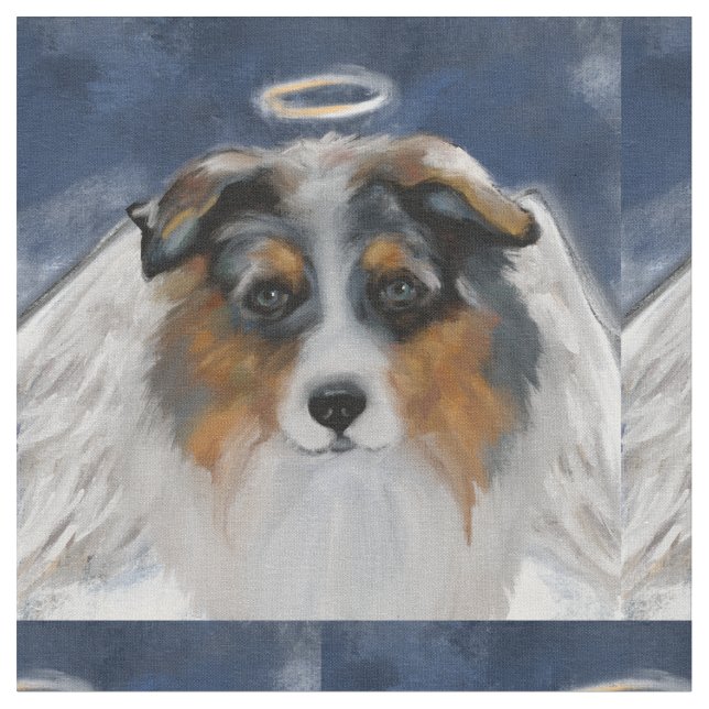 Australian Shepherd Stoff (Nahaufnahme)