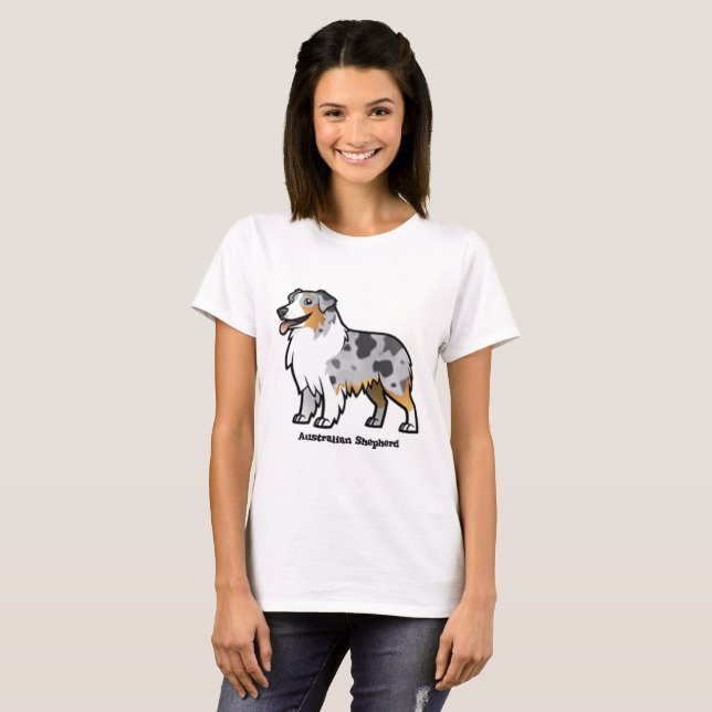 Australian Shepherd T-Shirt (Vorne ganz)
