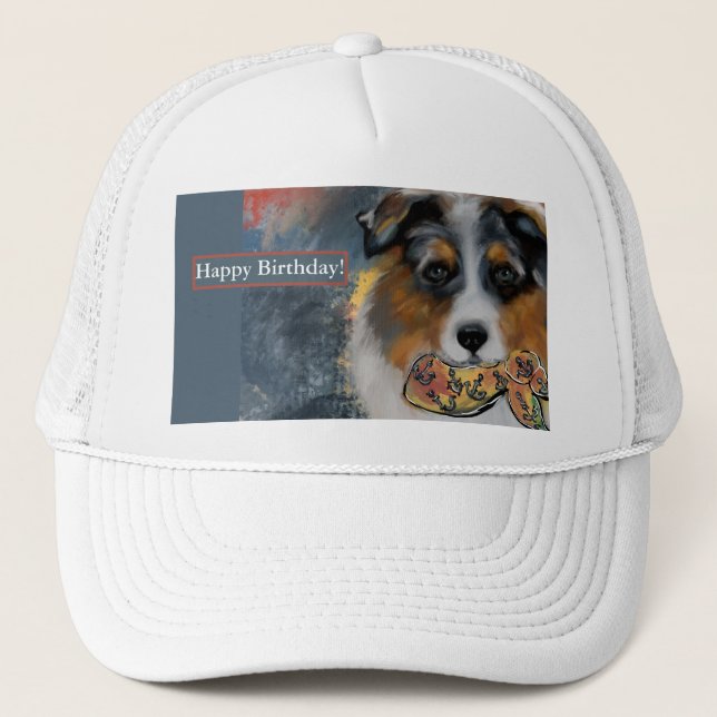 Australian Shepherd Truckerkappe (Vorderseite)