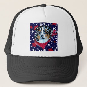AUSTRALIAN SHEPHERD TRUCKERKAPPE