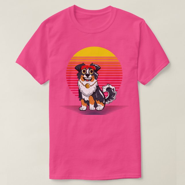 Australian Shepherd Vapor T-Shirt (Design vorne)
