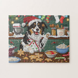Australian Shepherd Weihnachtsbäckerei Christmas