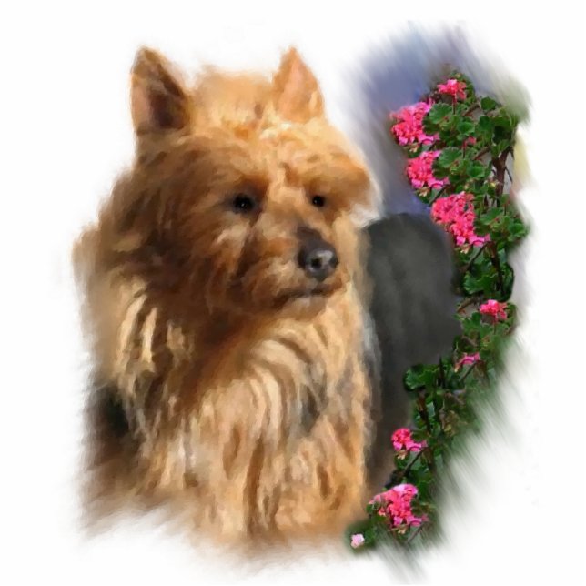 Australian Terrier Art Gifts Freistehende Fotoskulptur (Vorne)