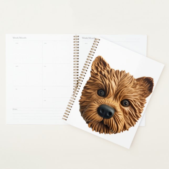 Australian Terrier Dog 3D Inspiriert Planer (Anzeige)
