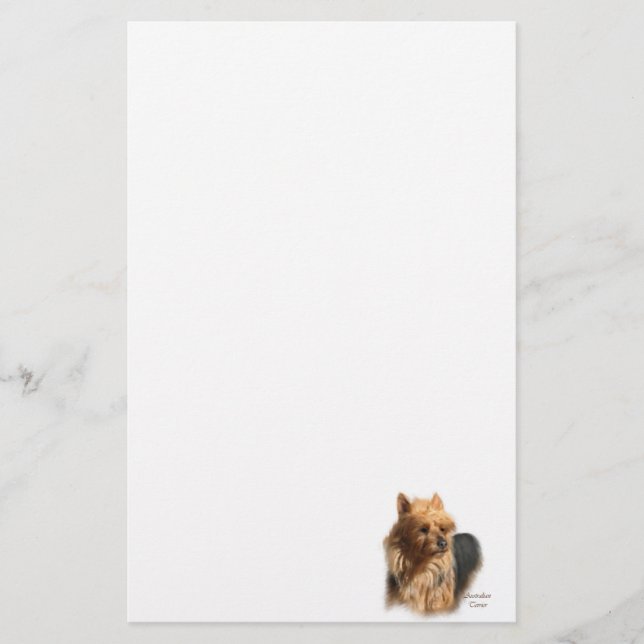 Australian Terrier Dog Art (Vorderseite)