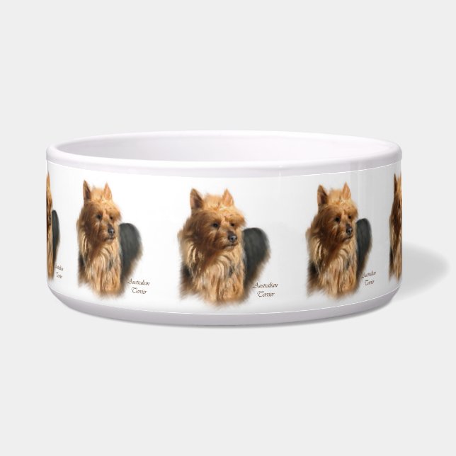 Australian Terrier Dog Bowl Napf (Vorderseite)
