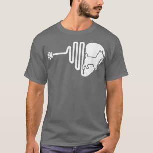 Australian Terrier Dog Paw Heartbeat Haustier Vet T-Shirt