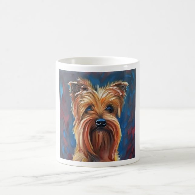 Australian Terrier - Dog Portrait Kaffeetasse (Mittel)