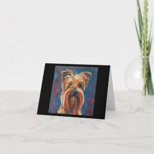 Australian Terrier - Dog Portrait Karte