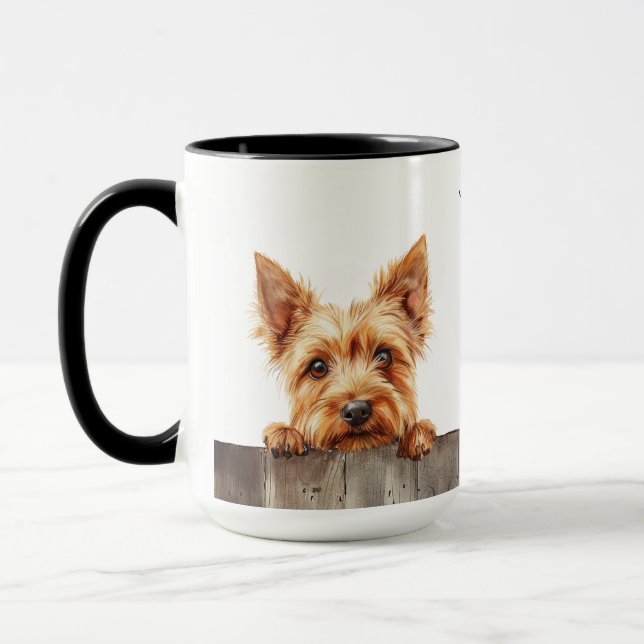 Australian Terrier Dog Tasse (Links)