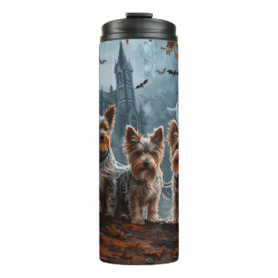 Australian Terrier Halloween Night Doggy Delight Thermosbecher