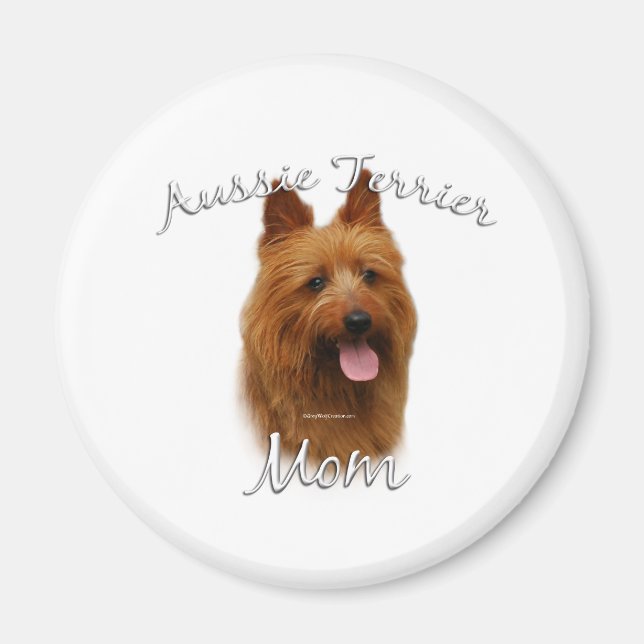 Australian Terrier Mama 2 Magnet (Vorne)