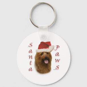 Australian Terrier Santa Paws Schlüsselanhänger