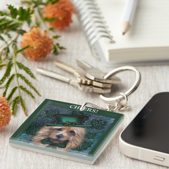 Australian Terrier Schlüsselanhänger (Vorderseite rechts)