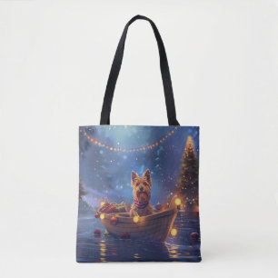 Australian Terrier Weihnachtsfestliche Reise Tasche