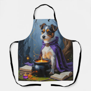 Australian Terrier Whimsical Halloween Painting Schürze